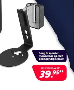 Euronics hang je speaker moeiteloos op met deze handige steun aanbieding