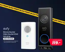 Euronics Eufy Slimme Deurbel Video Deurbel E340 met gong aanbieding