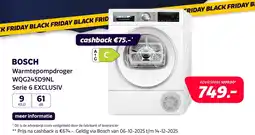 Euronics Bosch Warmtepompdroger aanbieding