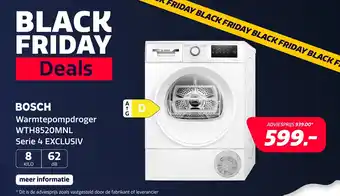 Euronics Bosch Warmtepompdroger aanbieding