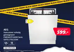 Euronics AEG Vaatwasser volledig geïntegreerd aanbieding