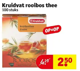 Kruidvat Rooibos thee aanbieding