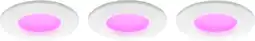 Coolblue Philips Hue inbouwspot Slim 3-pack - White and color - 90mm aanbieding
