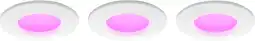 Coolblue Philips Hue inbouwspot Slim 3-pack - White and color - 90mm aanbieding