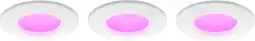 Coolblue Philips Hue inbouwspot Slim 3-pack - White and color - 90mm aanbieding
