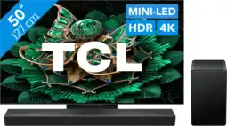 Coolblue TCL 50 QD Mini-led C71K 4K (2025) + TCL Q65H aanbieding