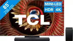 Coolblue TCL 85 QD Mini-led C81K 4K (2025) + TCL Q65H aanbieding