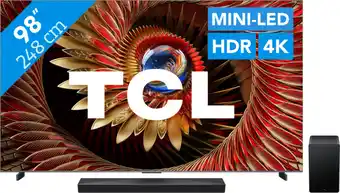 Coolblue TCL 98 QD Mini-led C81K 4K (2025) + TCL Q65H aanbieding
