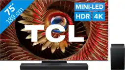 Coolblue TCL 75 QD Mini-led C81K 4K (2025) + TCL Q65H aanbieding