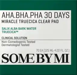 De Online Drogist Some By Mi AHA.BHA.PHA 30 Days Miracle Truecica Clear Pad aanbieding