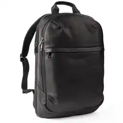 ANWB Accezz Leren Laptop rugtas Zwart aanbieding