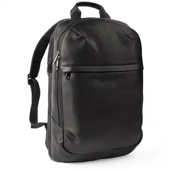 ANWB Accezz Leren Laptop rugtas Zwart aanbieding