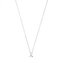 Douglas Isabel Bernard Ketting Saint Germain Chloé - 14 karaat witgoud letter A - Z aanbieding