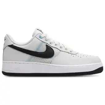 Foot Locker Nike Air Force Sneakers Heren - Blauw - Maat 41 - Leer aanbieding