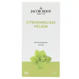 Holland & Barrett Jacob Hooy Citroenmelisse (20 Theezakjes) aanbieding