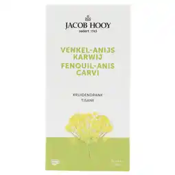Holland & Barrett Jacob Hooy Venkel - Anijs - Karwij (20 Theezakjes) aanbieding
