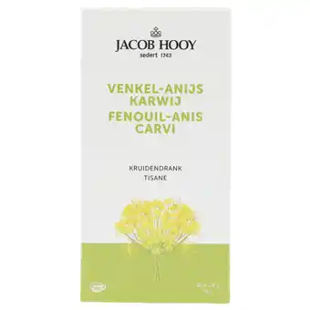 Holland & Barrett Jacob Hooy Venkel - Anijs - Karwij (20 Theezakjes) aanbieding