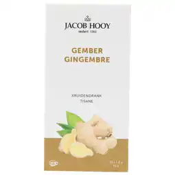 Holland & Barrett Jacob Hooy Gember (20 Theezakjes) aanbieding