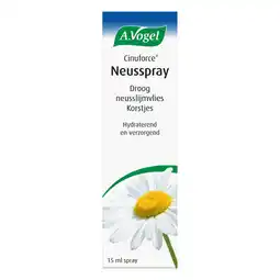 Holland & Barrett A.Vogel Cinuforce Neusspray Droog Neusslijmvlies Korstjes (15ml) aanbieding