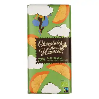 Holland & Barrett Chocolates From Heaven Puur Sinaasappel 72% Cacao aanbieding