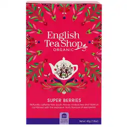 Holland & Barrett English Tea Shop Super Berries - 20 theezakjes aanbieding