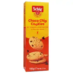 Holland & Barrett Schär Choco Chip Cookies - 100g aanbieding