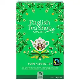 Holland & Barrett English Tea Shop Pure Green Tea - 20 theezakjes aanbieding
