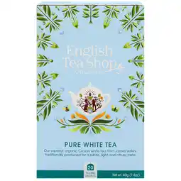 Holland & Barrett English Tea Shop Pure White Tea - 20 theezakjes aanbieding