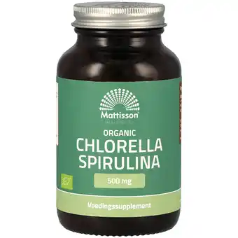Holland & Barrett Mattisson Chlorella Spirulina 500mg - 240 tabletten aanbieding
