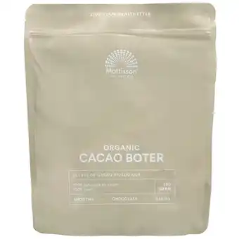 Holland & Barrett Mattisson Cacao Boter - 300g aanbieding