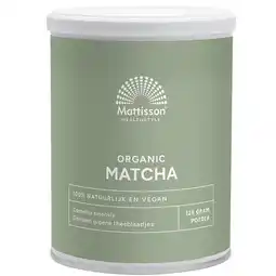 Holland & Barrett Mattisson Matcha Poeder - 125g aanbieding
