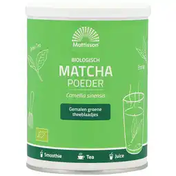 Holland & Barrett Mattisson Matcha Poeder - 125g aanbieding