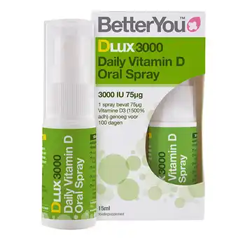 Holland & Barrett BetterYou Daily Vitamine D3 Oray Spray - 15ml aanbieding