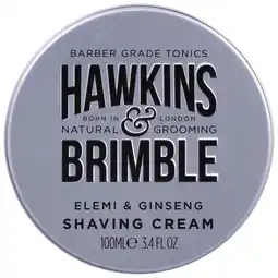 Holland & Barrett Hawkins & Brimble Shaving Cream - 100g aanbieding