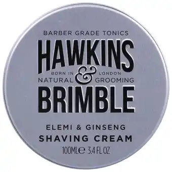 Holland & Barrett Hawkins & Brimble Shaving Cream - 100g aanbieding