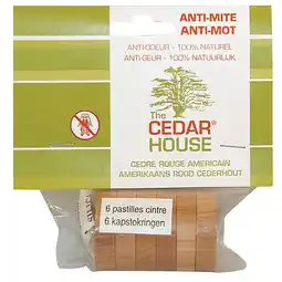 Holland & Barrett The Cedar House Cederhouten Kapstokringen - 6 stuks aanbieding