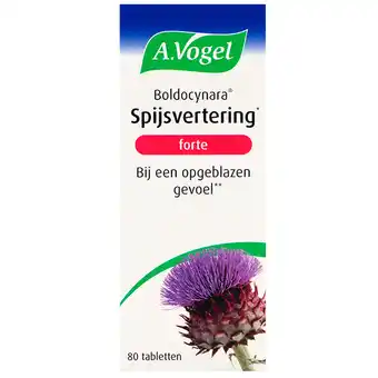 Holland & Barrett A.Vogel Boldocynara Forte Opgeblazen Gevoel - 80 tabletten aanbieding