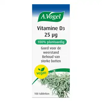 Holland & Barrett A.Vogel Vitamine D3 25 mcg (100 Tabletten) aanbieding