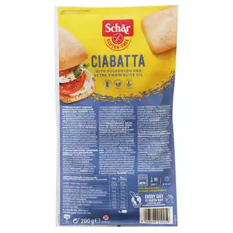 Holland & Barrett Schär Ciabatta Afbakbrood Glutenvrij - 200g aanbieding