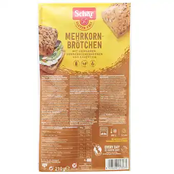 Holland & Barrett Schär Mehrkorn Brötchen Afbakbroodjes Glutenvrij - 4 stuks aanbieding