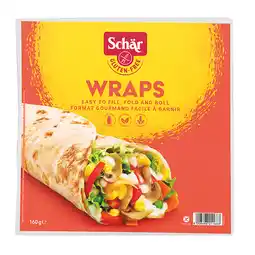 Holland & Barrett Schär Wraps Glutenvrij - 2x80g aanbieding