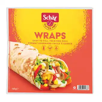 Holland & Barrett Schär Wraps Glutenvrij - 2x80g aanbieding