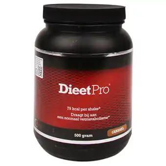 Holland & Barrett Dieet Pro Caramel - 500g aanbieding