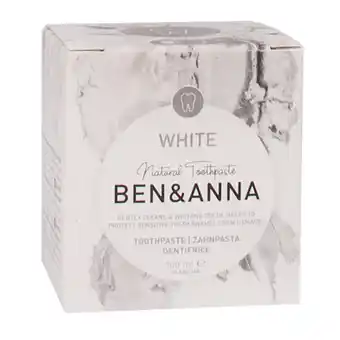 Holland & Barrett Ben & Anna Tandpasta Whitening - 100ml aanbieding