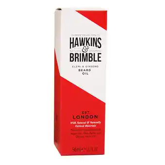 Holland & Barrett Hawkins & Brimble Beard Oil - 50ml aanbieding