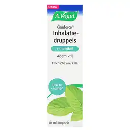 Holland & Barrett A.Vogel Cinuforce Inhalatiedruppels + Menthol - 10 ml aanbieding