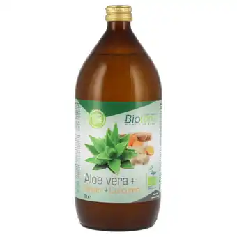 Holland & Barrett Biotona Aloe Vera Ginger Curcuma - 1L aanbieding