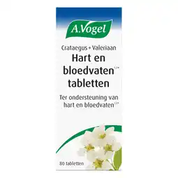 Holland & Barrett A.Vogel Crataegus Valeriaan Hart en Bloedvaten (80 Tabletten) aanbieding