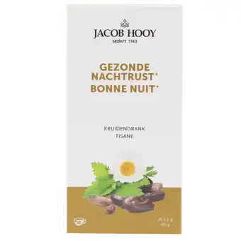 Holland & Barrett Jacob Hooy Gezonde Nachtrust - 20 theezakjes aanbieding