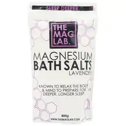 Holland & Barrett TheMagLab Badzout Lavender - 800g aanbieding